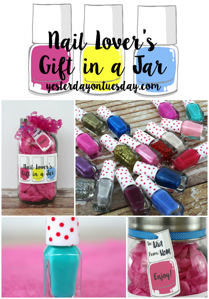 Nail Lovers Gift in a Jar