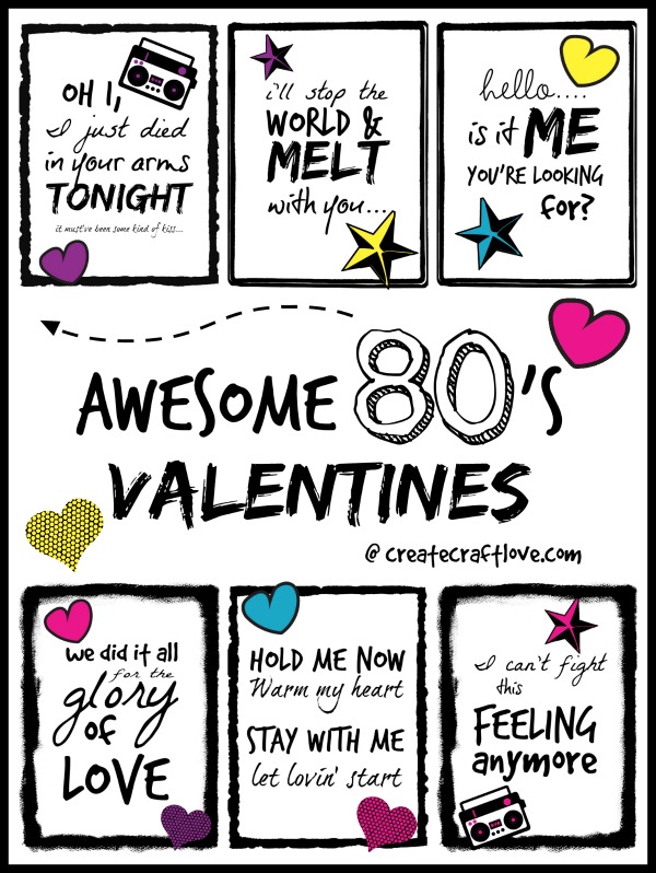 Awesome 80s Valentines