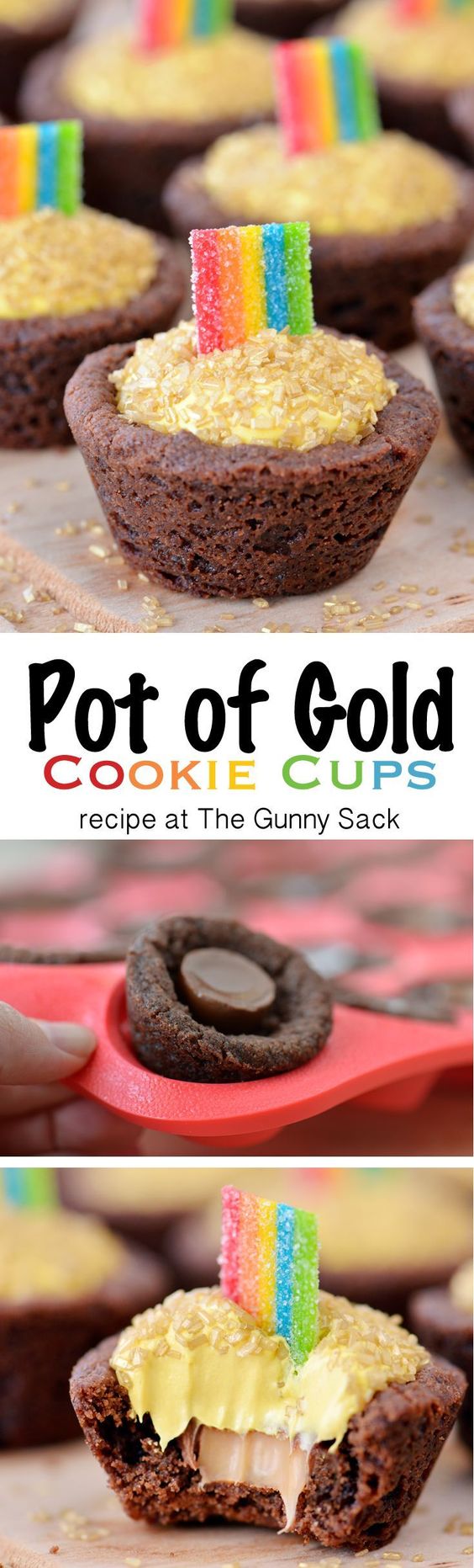 Pot of Gold Cookie Cups Recipe