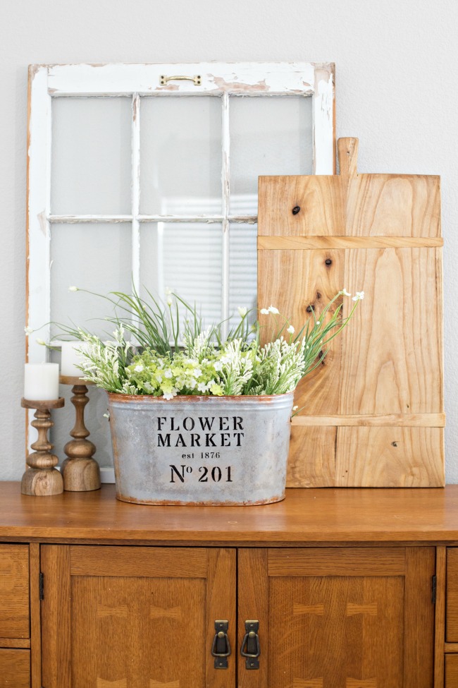 DIY Flower Market Bucket from A Night Owl Blog
