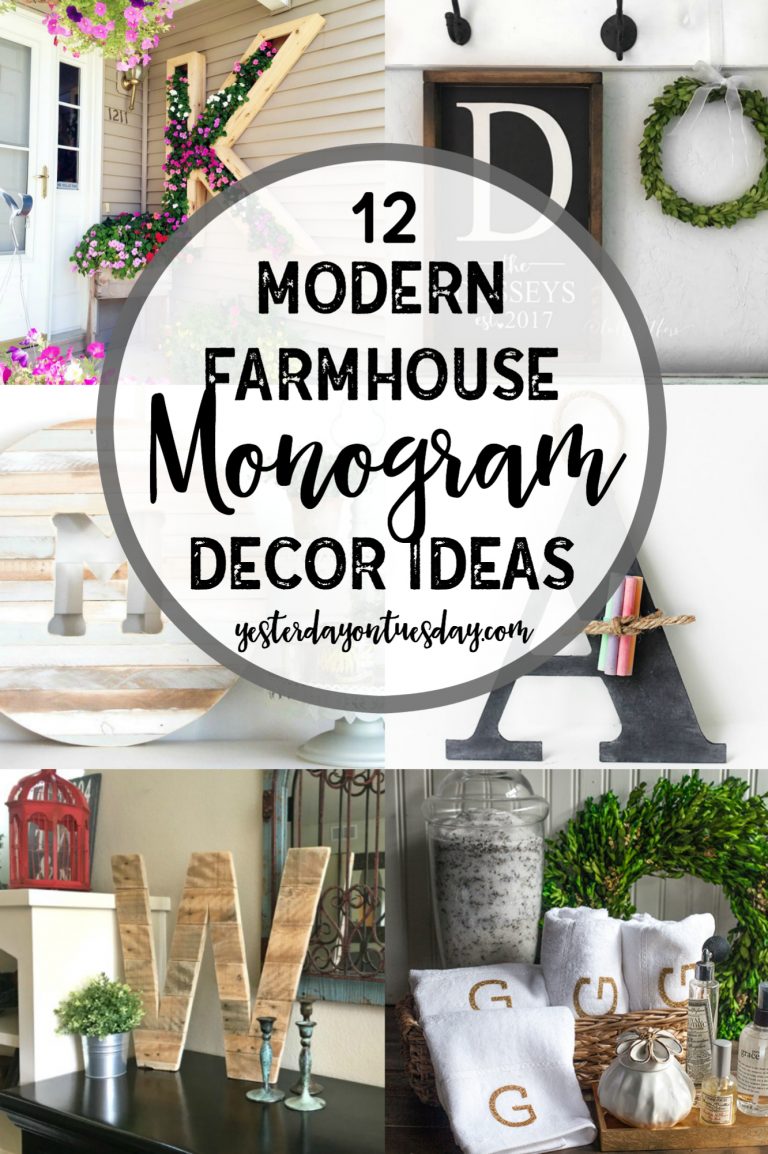 Fixer Upper Style Monogram Ideas