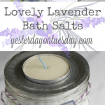 DIY Lavender Bath Salts