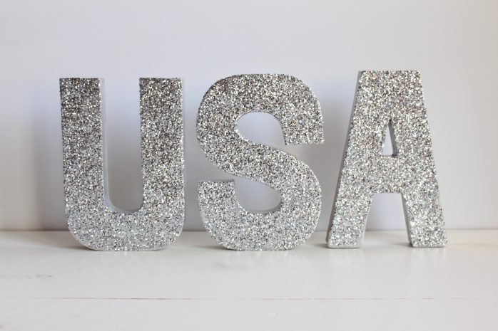 DIY USA Letters
