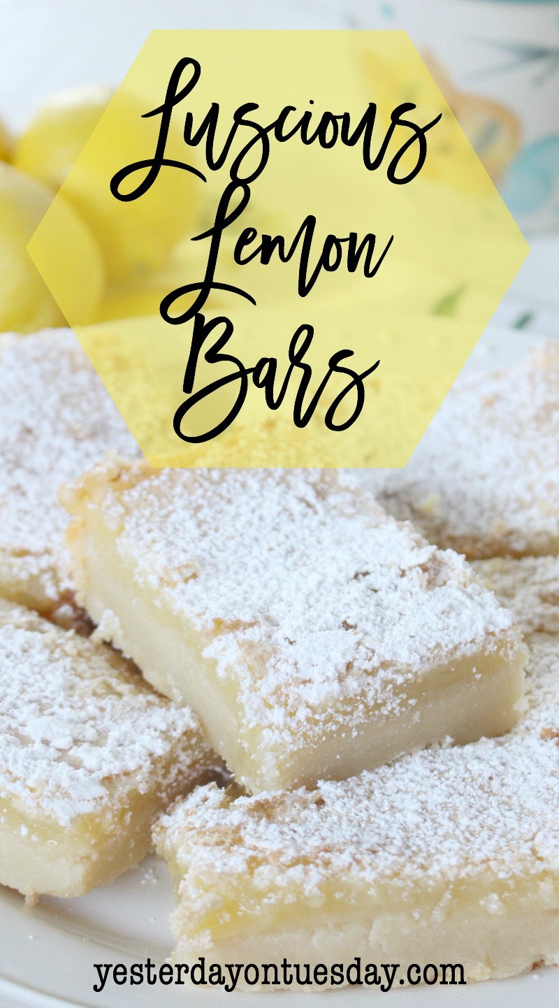 Luscious Lemon Bars Recipe, a mouthwatering dessert recipe