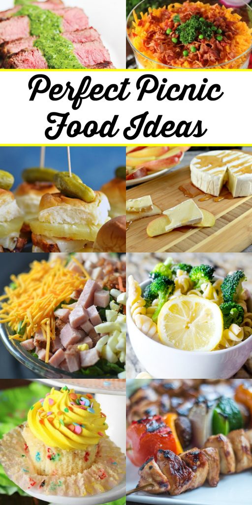 Perfect Picnic Food Ideas including appetizers, salads and desserts!