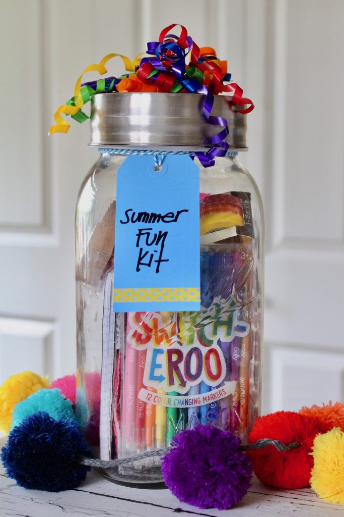 Summer Fun Kit in a Mason Jar