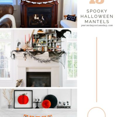 15 Spooky Halloween Mantels