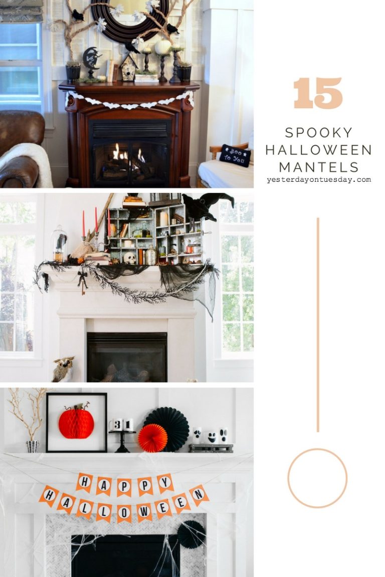 Spooky Halloween Mantels