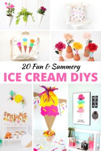 20 Fun & Summery Ice Cream DIYs