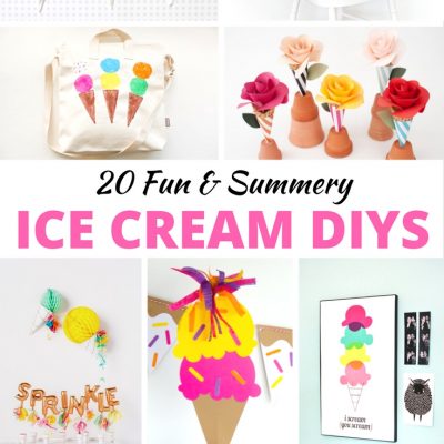 20 Fun & Summery Ice Cream DIYS