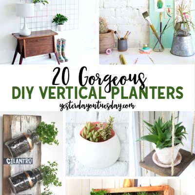 20 Gorgeous DIY Vertical Planters