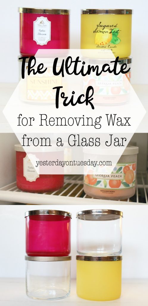 The Simplest Way to Remove Wax from a Candle Jar