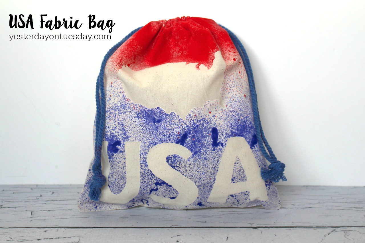 DIY USA Fabric Bag