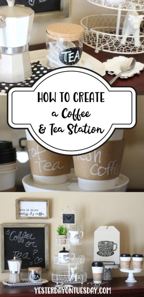 How to Create a Coffee and Tea Station