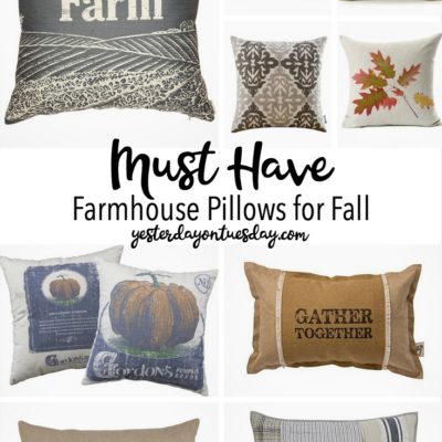Must Have Farmhouse Pillows for Fall