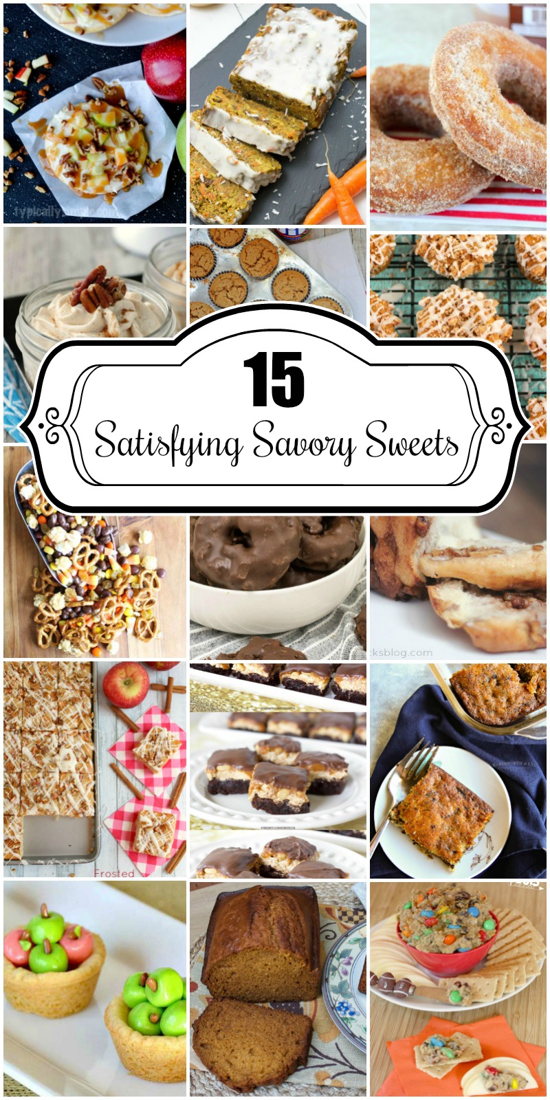 A collection of delicious savory sweets