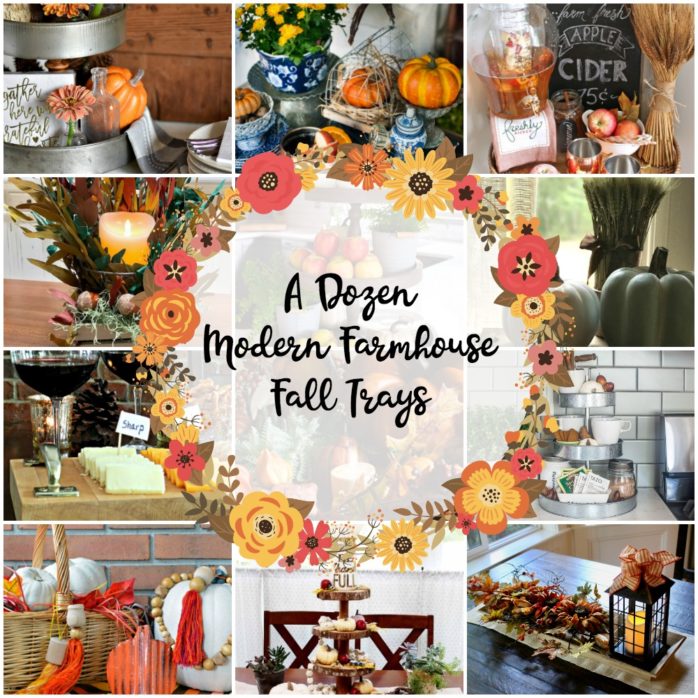 Rustic Fixer Upper Style Fall Tray Ideas