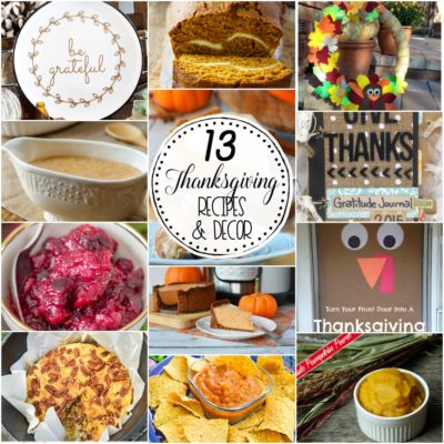 13 Thanksgiving Recipes and Decor Ideas