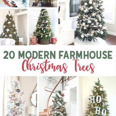 20 Modern Farmhouse Christmas Trees
