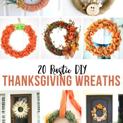20 Rustic DIY Thanksgiving Wreaths