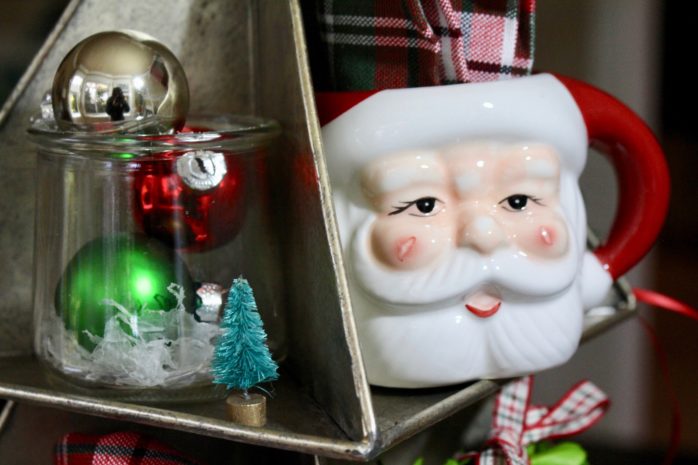 Santa mug and ornaments