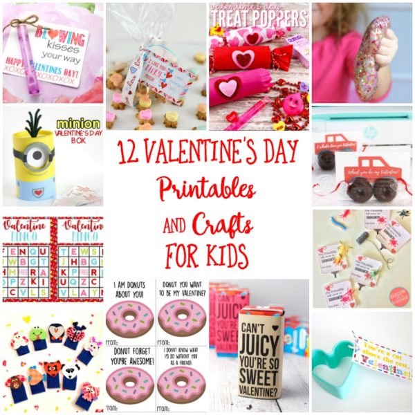 12 Valentine's Day Printables and Crafts for Kids | Yesterday on Tuesday