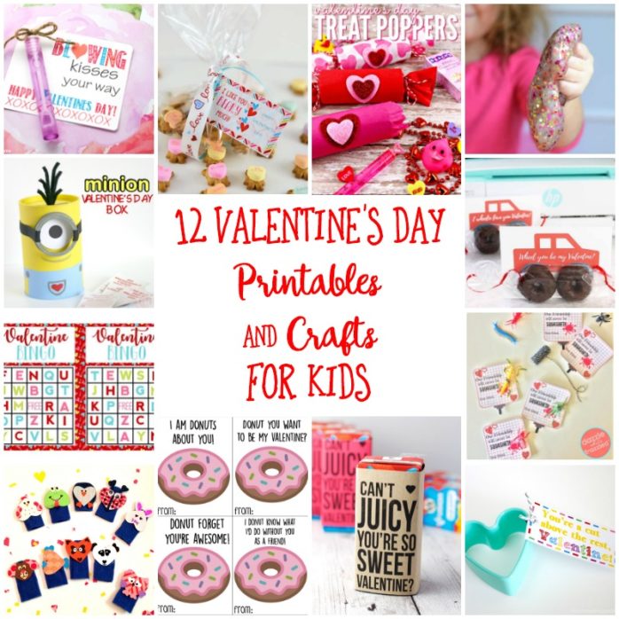 12 Valentine's Day Printables and Crafts