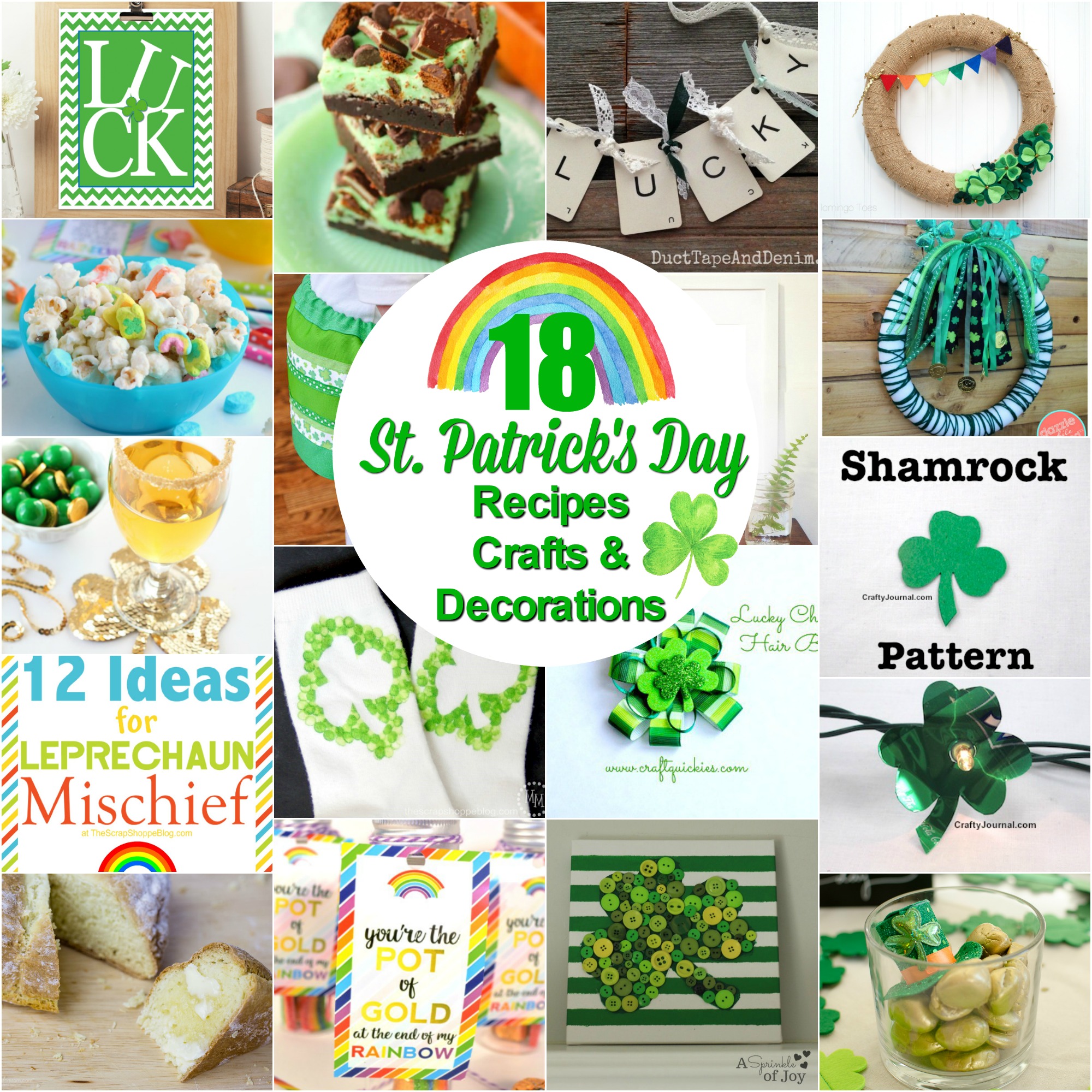 18 St. Patrick's Day Recipes, Crafts, and Decorations