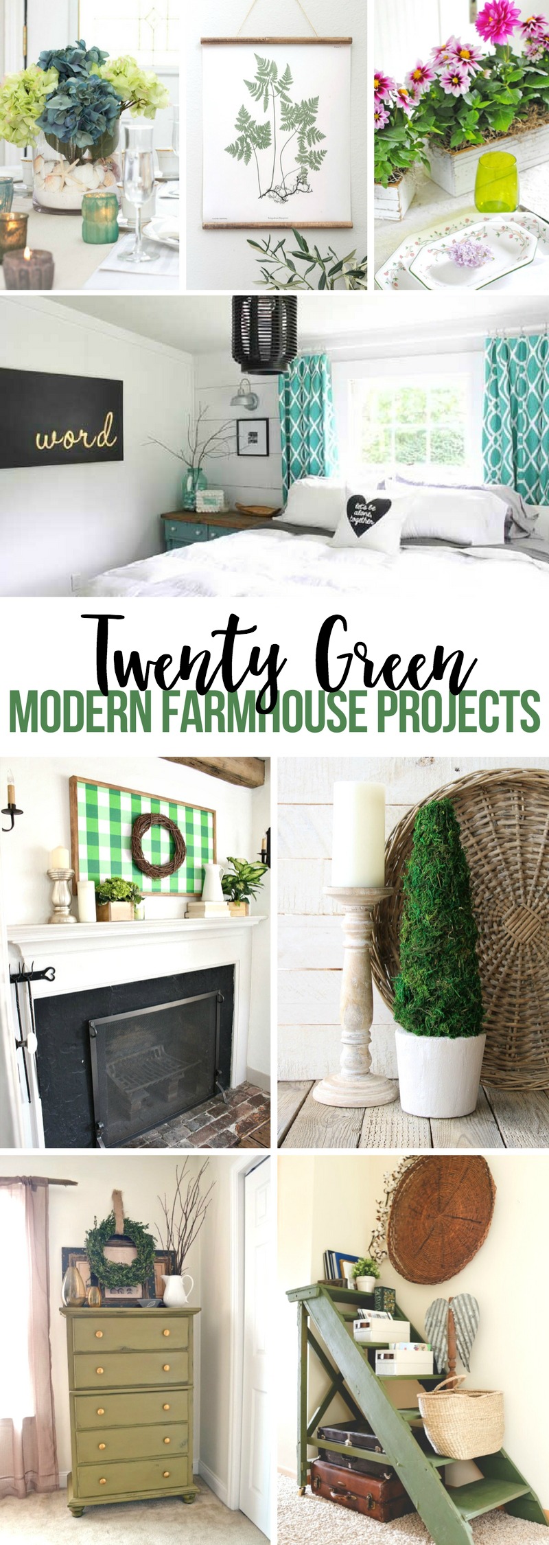 Green Modern Farmhouse Projects