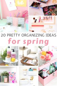 20 Pretty Organizing Ideas for Spring