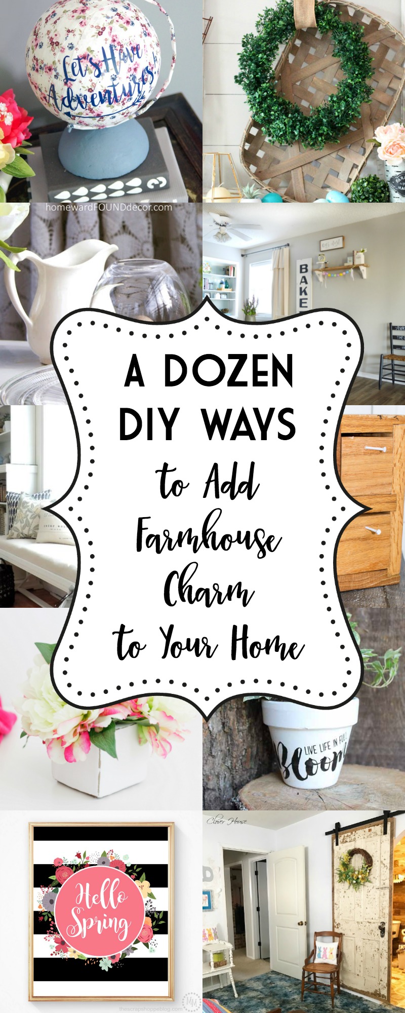 A Dozen Ways to Add Farmhouse Charm to Your Home