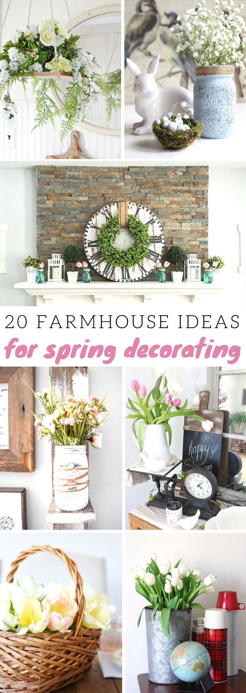 Farmhouse Ideas for Spring Decorating 