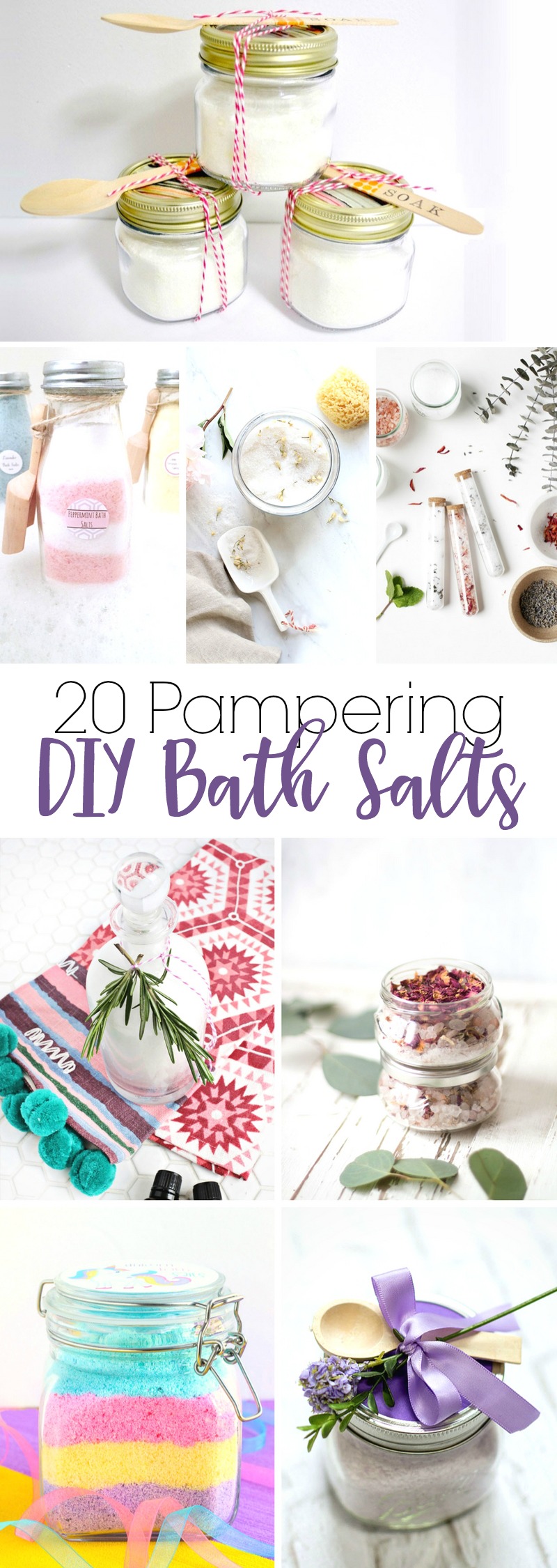 20 Pampering DIY Bath Salts