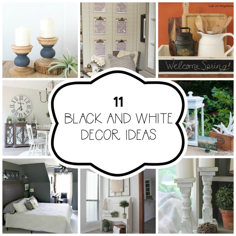 11 Black and White Decor Ideas