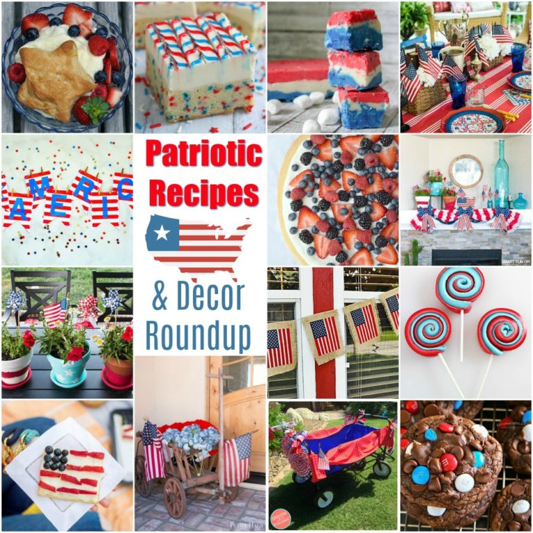 Patriotic Recipe and Patriotic Decor