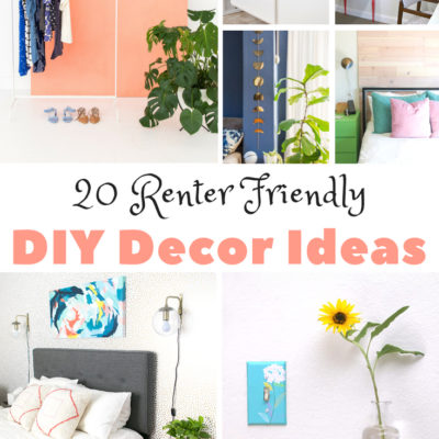 20 Renter Friendly DIY Decor Ideas