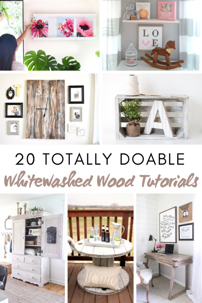 Whitewashed Wood Tutorials