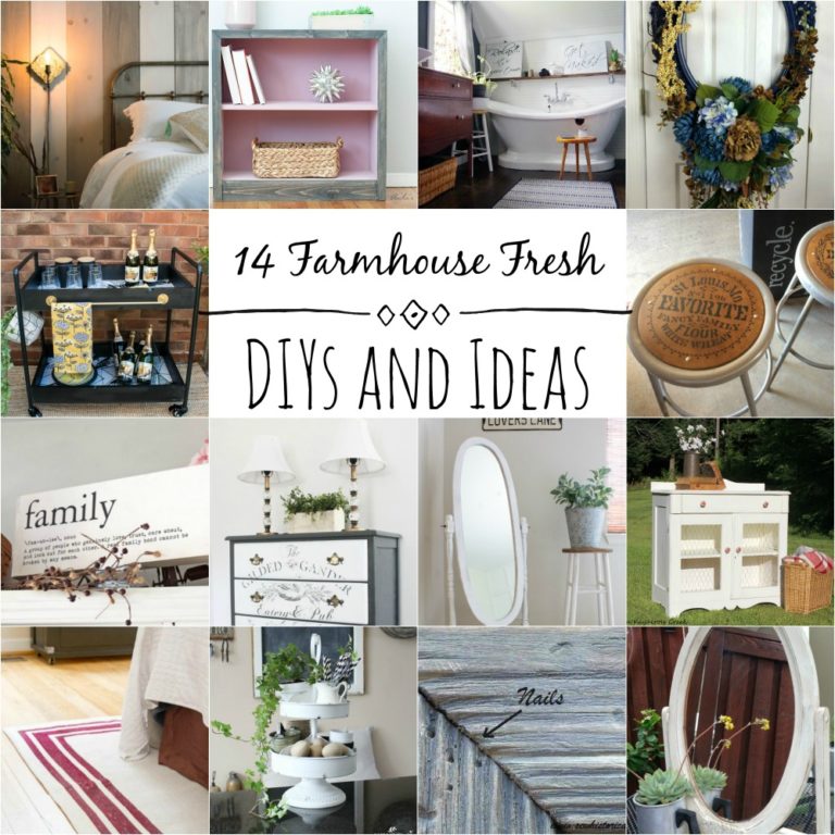 14 Farmhouse Fresh Decor Ideas and DIYs