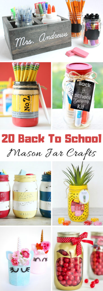 20 Back to School Mason Jar Crafts | Yesterday on Tuesday