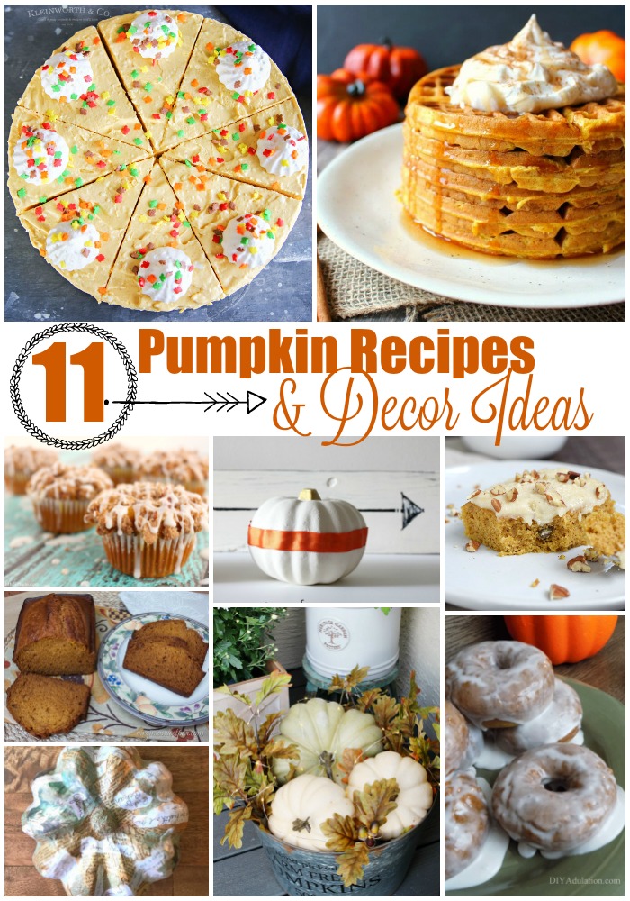 11 Pumpkin Recipes and Decor Ideas