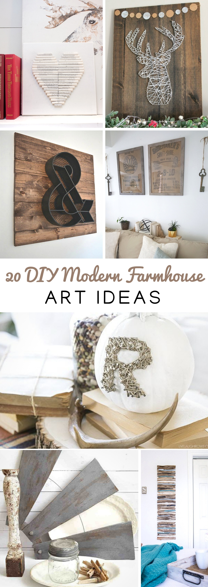 DIY Modern Farmhouse Art Ideas