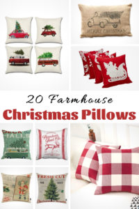 20 Farmhouse Christmas Pillows
