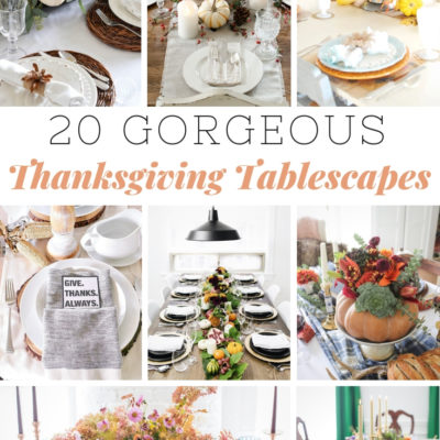 20 Gorgeous Thanksgiving Tablescapes