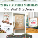 DIY Reversible Sign Ideas For Fall & Winter