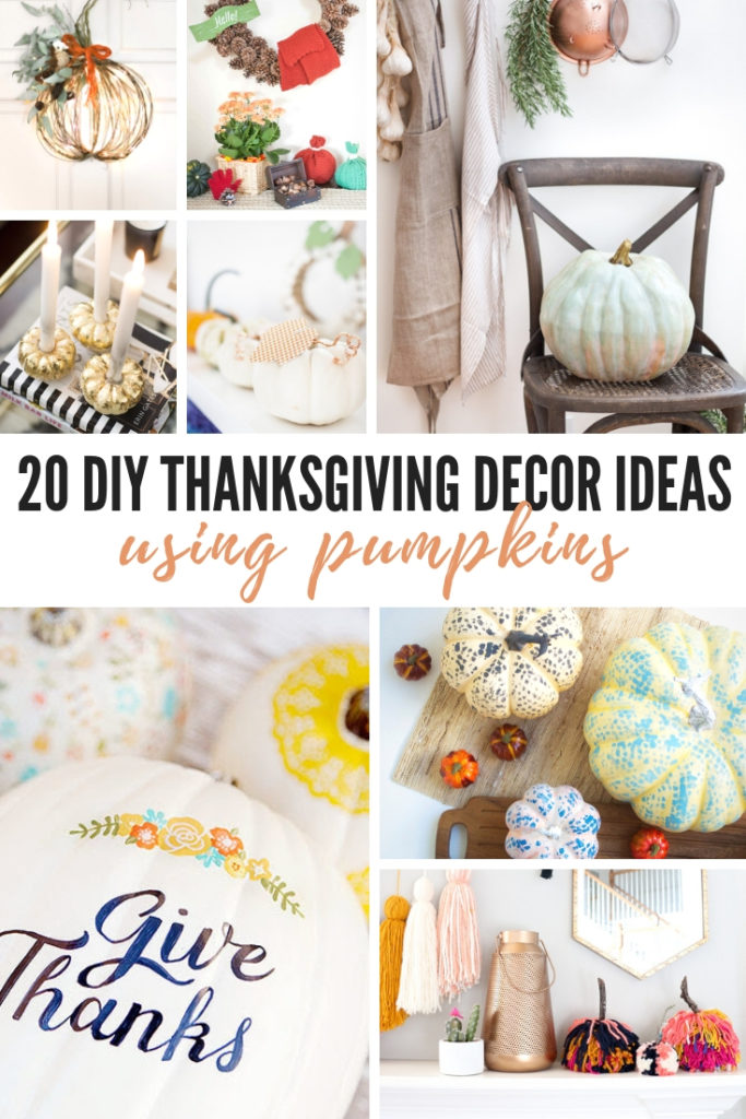20 DIY Thanksgiving Decor Ideas Using Pumpkins | Yesterday On Tuesday