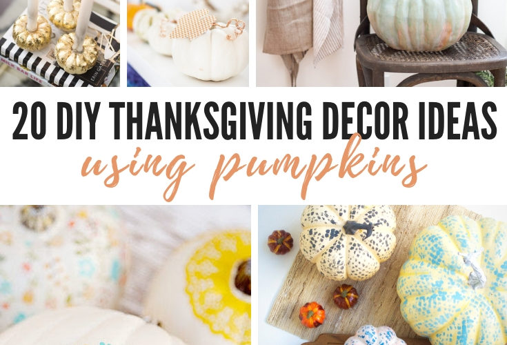 DIY Thanksgiving Decor Ideas Using Pumpkins