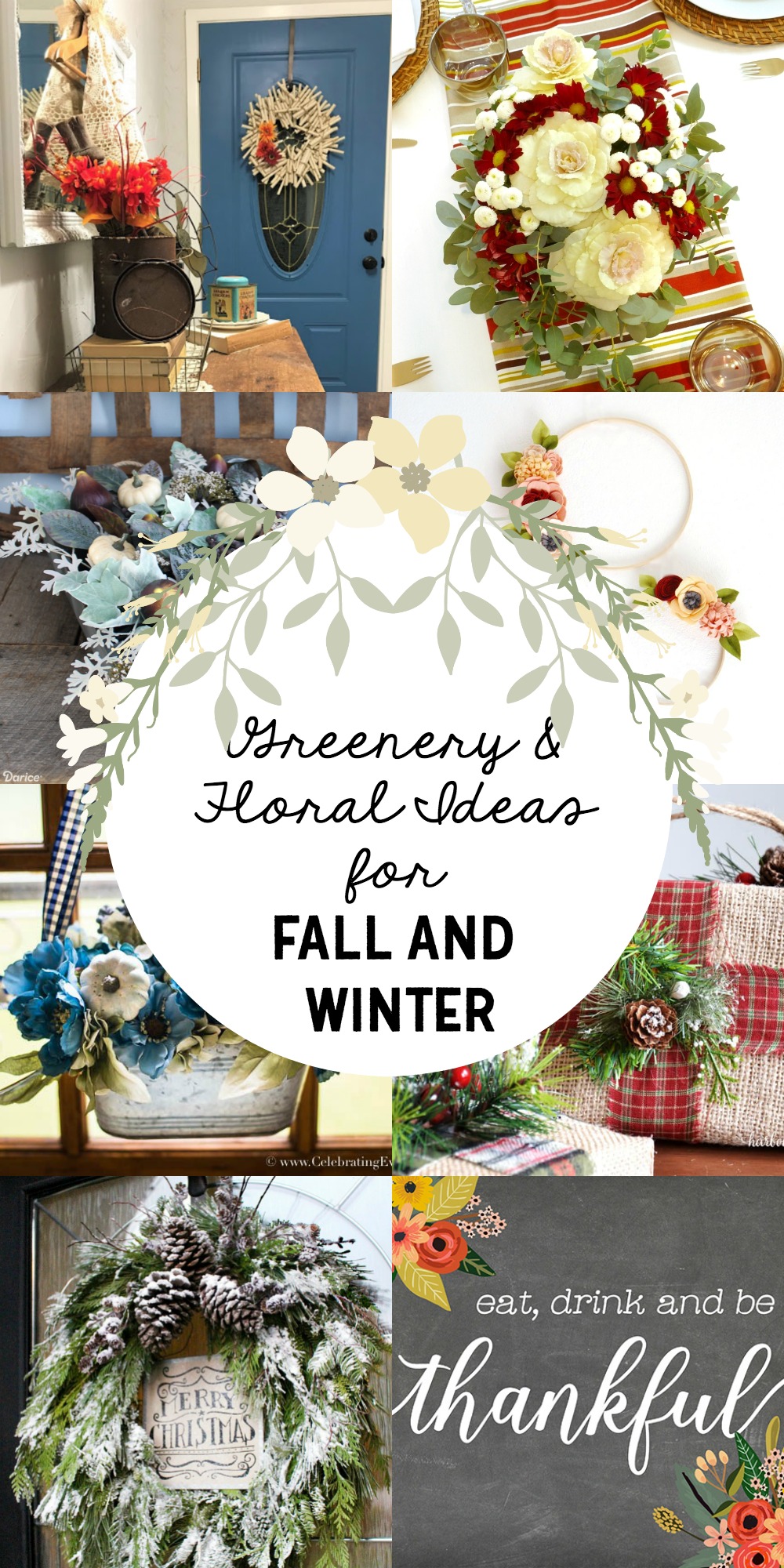 Greenery & Floral Ideas for Fall and Winter