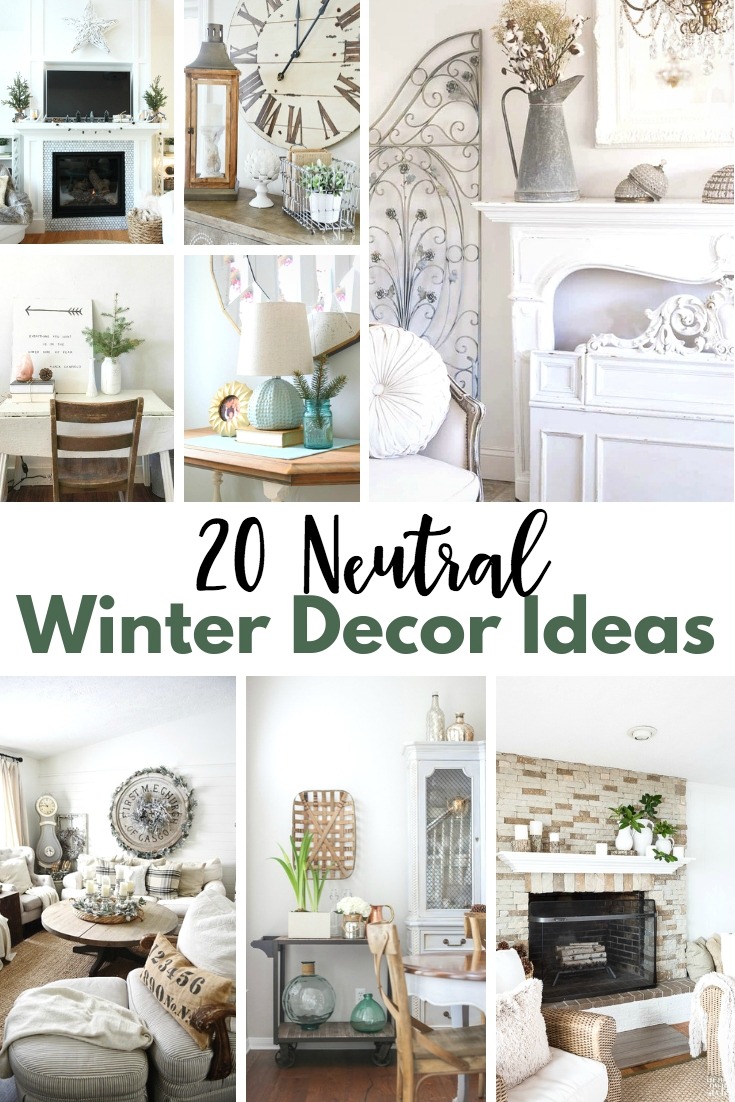 Neutral Winter Decor Ideas