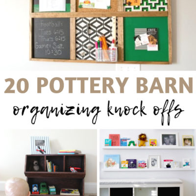 20 Pottery Barn Organizing Knock Offs