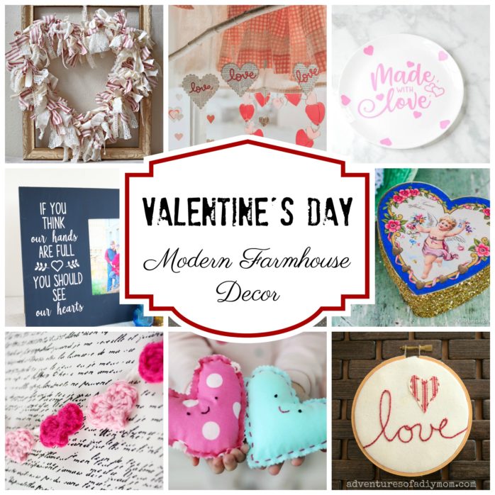 Valentine's Day Inspired Modern Farmhouse Decor